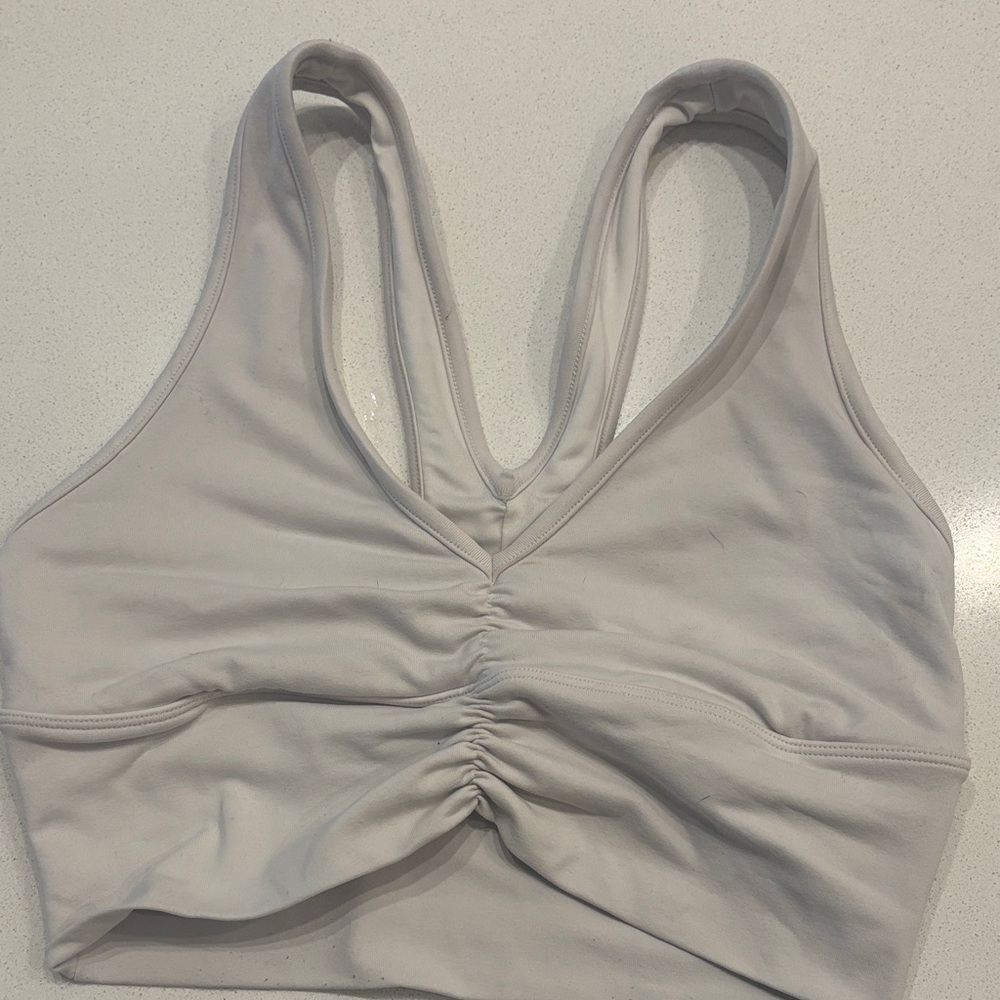 ALO Yoga White Sports Bra